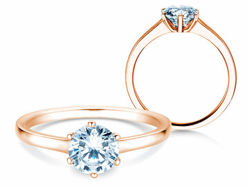 Verlovingsring Madison in 14K witgoud met diamant 1,00ct H/SI
