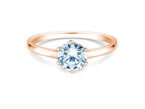 Verlovingsring Madison in 14K roségoud met diamant 1,00ct H/SI