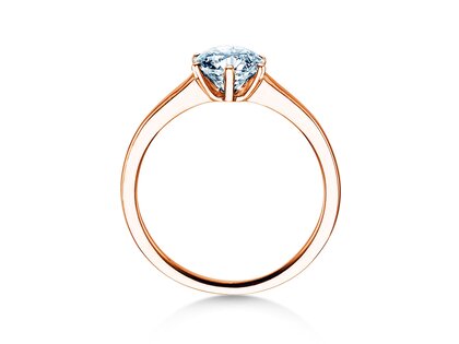 Verlovingsring Madison in 14K roségoud met diamant 1,00ct H/SI