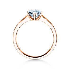 Verlovingsring Madison in 14K roségoud met diamant 1,00ct H/SI