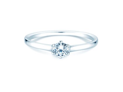 Verlovingsring Madison in zilver 925/- met diamant 0,15ct H/SI