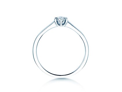 Verlovingsring Madison in zilver 925/- met diamant 0,15ct H/SI