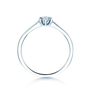 Verlovingsring Madison in zilver 925/- met diamant 0,15ct H/SI