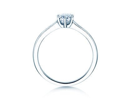 Verlovingsring Madison in 9K witgoud met diamant 0,50ct H/SI