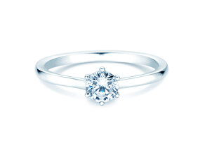 Verlovingsring Madison in 9K witgoud met diamant 0,50ct H/SI