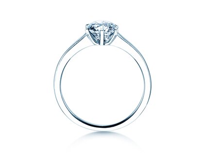 Verlovingsring Madison in 9K witgoud met diamant 1,00ct H/SI