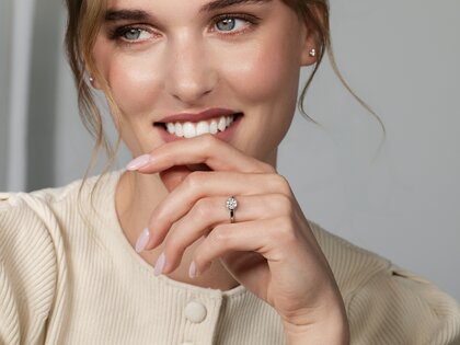 Verlovingsring Melody in 14K roségoud met diamant 1,00ct G/IF