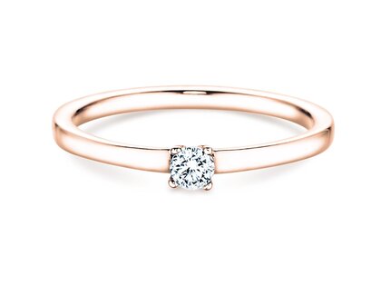 Verlovingsring Modern Petite in roségoud