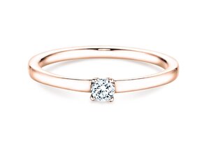 Verlovingsring Modern Petite in roségoud