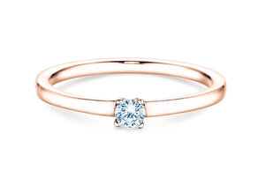 Verlovingsring Modern Petite in roségoud