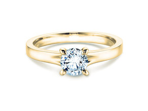 Verlovingsring Modern in 9K geelgoud met Lab-grown diamant 0,50ct E/VS