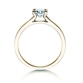 Verlovingsring Modern in 9K geelgoud met Lab-grown diamant 0,50ct E/VS