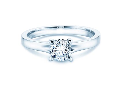 Verlovingsring Modern in 9K witgoud met Lab-grown diamant 0,50ct E/VS