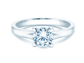 Verlovingsring Modern in 18K witgoud met diamant 1,50ct G/IF