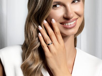 Verlovingsring Promise in 9K witgoud met diamant 0,25ct H/SI