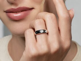 Verlovingsring Promise in zilver 925/- met diamant 0,03ct G/SI