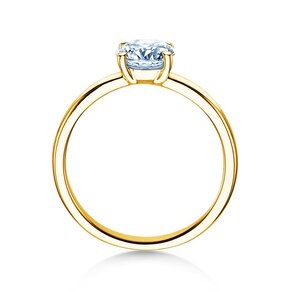 Verlovingsring Pure in 9K geelgoud met diamant 2,00ct H/SI