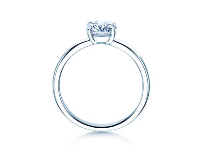 Verlovingsring Pure in 14K witgoud met diamant 2,50ct G/VS