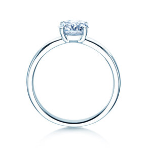 Verlovingsring Pure in 14K witgoud met diamant 2,50ct G/VS