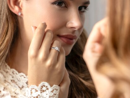 Verlovingsring Pure in 9K geelgoud met diamant 2,00ct H/SI