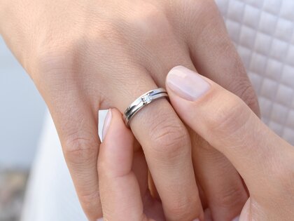 Verlovingsring Romance in 14K witgoud met diamant 0,20ct G/SI