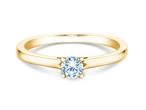 Verlovingsring Romance in 9K geelgoud met Lab-grown diamant 0,25ct E/VS