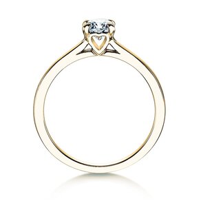 Verlovingsring Romance in 14K geelgoud met diamant 0,40ct H/SI