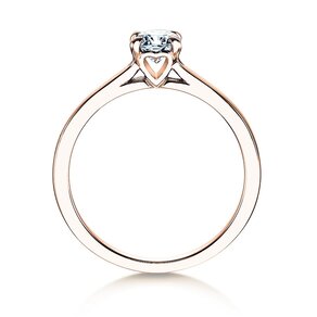Verlovingsring Romance in 14K roségoud met diamant 0,40ct G/SI