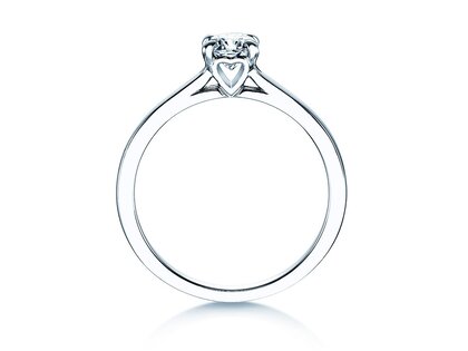 Verlovingsring Romance in 14K witgoud met diamant 0,40ct H/SI