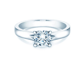 Verlovingsring Romance in 14K witgoud met diamant 2,50ct H/SI