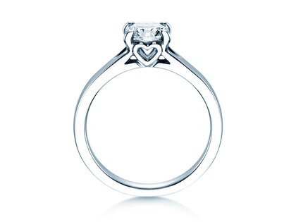 Verlovingsring Romance in 14K witgoud met diamant 2,50ct H/SI
