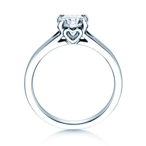 Verlovingsring Romance in 14K witgoud met diamant 2,50ct H/SI
