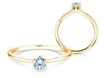 Verlovingsring Royal in 18K geelgoud met diamant 0,25ct G/SI