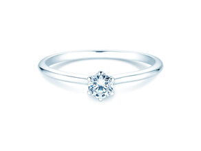 Verlovingsring Royal in 14K witgoud met diamant 0,30ct G/SI