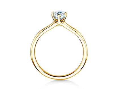Verlovingsring Royal in 9K geelgoud met Lab-grown diamant 0,50ct E/VS