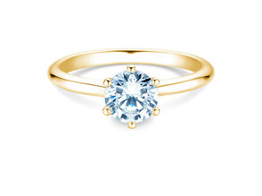 Verlovingsring Royal in 14K geelgoud met Lab-grown diamant 1,50ct D/IF
