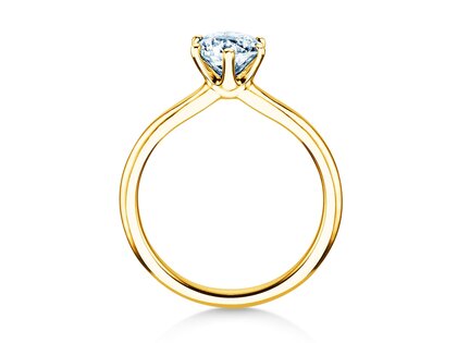 Verlovingsring Royal in 14K geelgoud met Lab-grown diamant 1,50ct D/IF