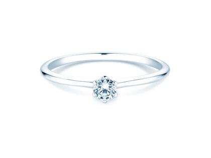 Verlovingsring Royal in zilver 925/- met Lab-grown diamant 0,15ct E/VS