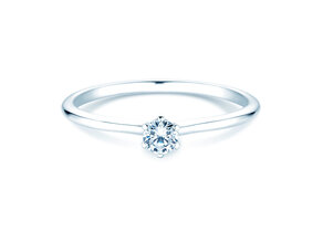 Verlovingsring Royal in zilver 925/- met Lab-grown diamant 0,15ct E/VS
