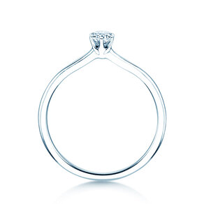 Verlovingsring Royal in zilver 925/- met Lab-grown diamant 0,15ct E/VS