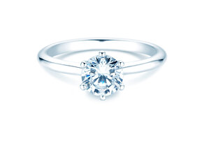 Verlovingsring Royal in 18K witgoud met Lab-grown diamant 2,00ct D/IF