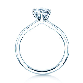 Verlovingsring Royal in 18K witgoud met Lab-grown diamant 2,00ct D/IF