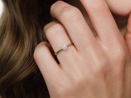Verlovingsring Spirit in 18K witgoud met diamant 0,30ct G/SI