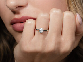 Verlovingsring Spirit in 9K geelgoud met diamant 1,00ct G/SI