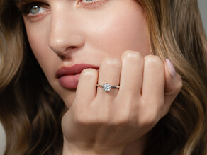 Verlovingsring Spirit in 9K geelgoud met diamant 1,00ct G/SI