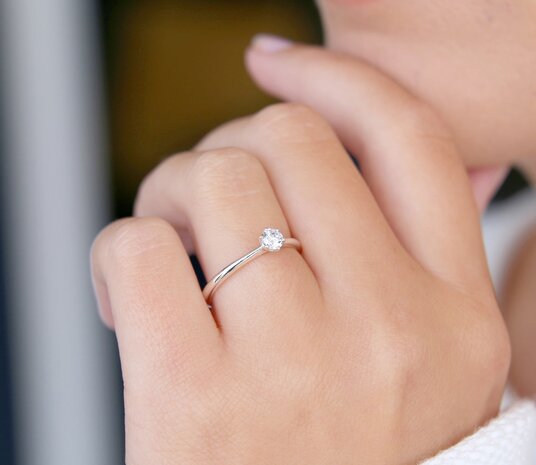 Verlovingsring Spirit in zilver 925/-