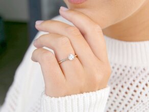 Verlovingsring Spirit in zilver