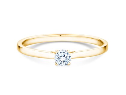 Verlovingsring Surprise in 14K geelgoud met Lab-grown diamant 0,15ct E/VS