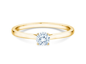 Verlovingsring Surprise in 18K geelgoud met diamant 0,25ct G/SI