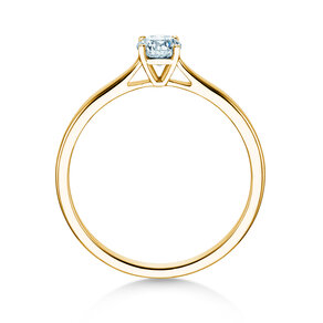 Verlovingsring Surprise in 18K geelgoud met diamant 0,25ct G/SI
